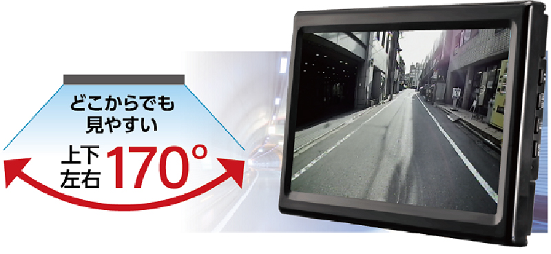 どこから見ても鮮やかな映像&オートディマー